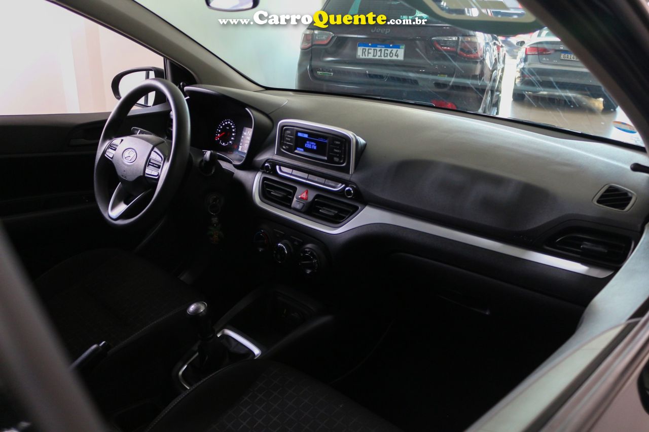 HYUNDAI   HB20 SENSE 1.0 FLEX 12V MEC.   PRETO 2023 1.0 FLEX - Loja