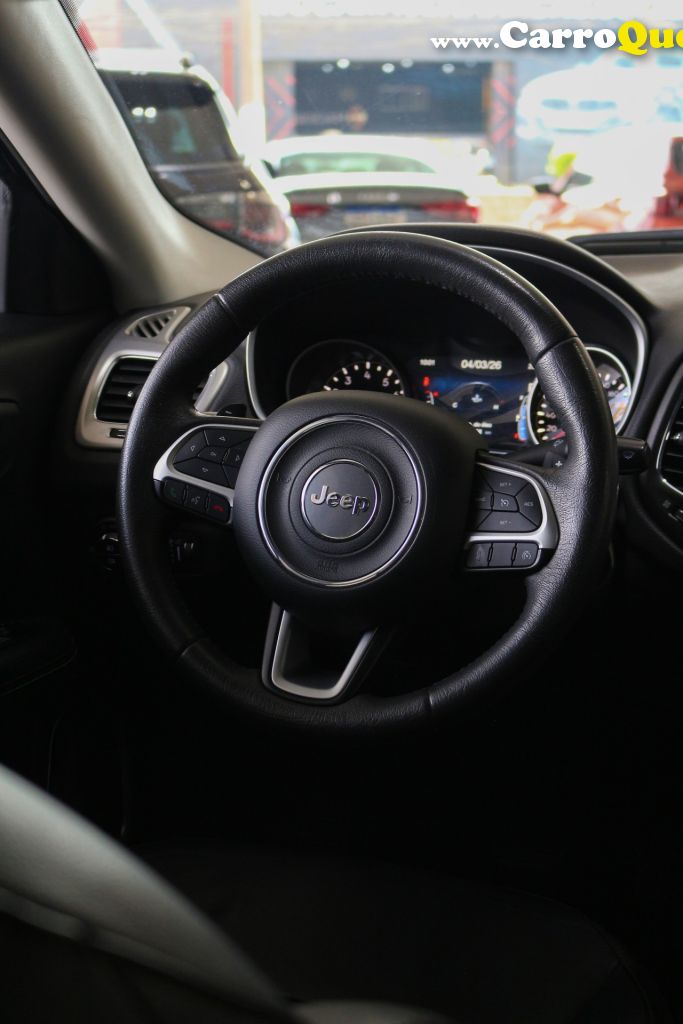 JEEP   COMPASS LONGITUDE 2.0 4X2 FLEX 16V AUT.   PRETO 2019 2.0 FLEX - Loja