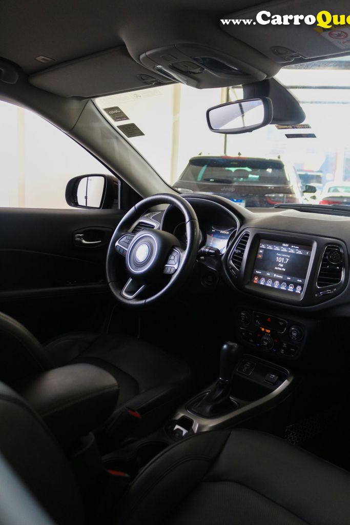 JEEP   COMPASS LONGITUDE 2.0 4X2 FLEX 16V AUT.   PRETO 2019 2.0 FLEX - Loja