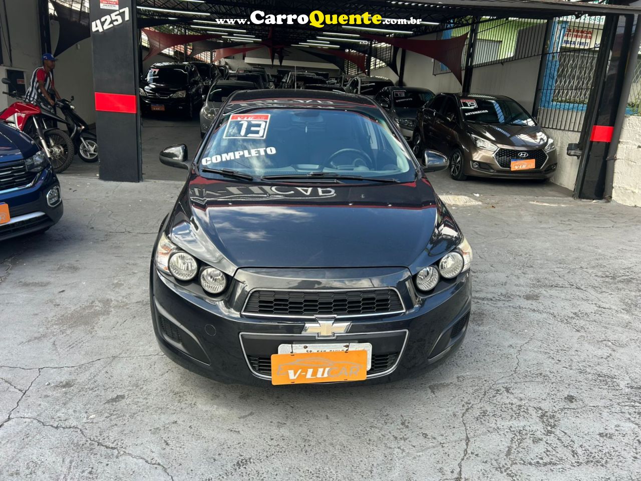 CHEVROLET   SONIC HB LT 1.6 16V FLEXPOWER 5P MEC.   PRETO 2013 1.6 FLEX - Loja