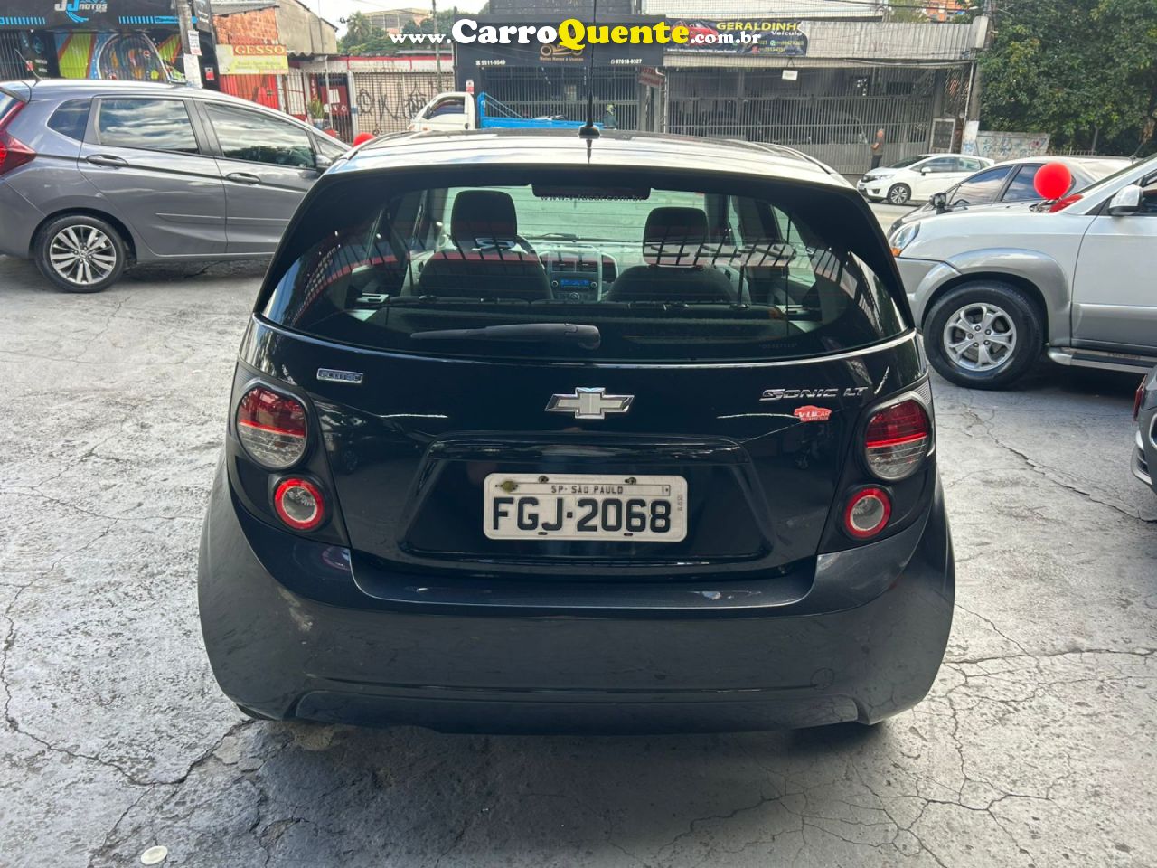 CHEVROLET   SONIC HB LT 1.6 16V FLEXPOWER 5P MEC.   PRETO 2013 1.6 FLEX - Loja
