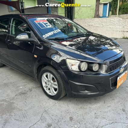 CHEVROLET   SONIC HB LT 1.6 16V FLEXPOWER 5P MEC.   PRETO 2013 1.6 FLEX