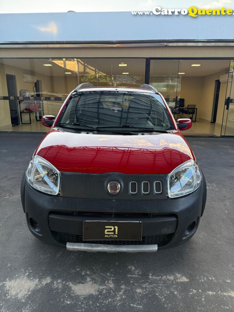 FIAT   UNO WAY 1.0 EVO FIRE FLEX 8V 5P   VERMELHO 2012 1.0 FLEX - Loja