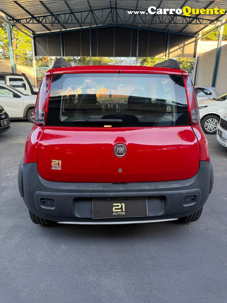 FIAT   UNO WAY 1.0 EVO FIRE FLEX 8V 5P   VERMELHO 2012 1.0 FLEX - Loja