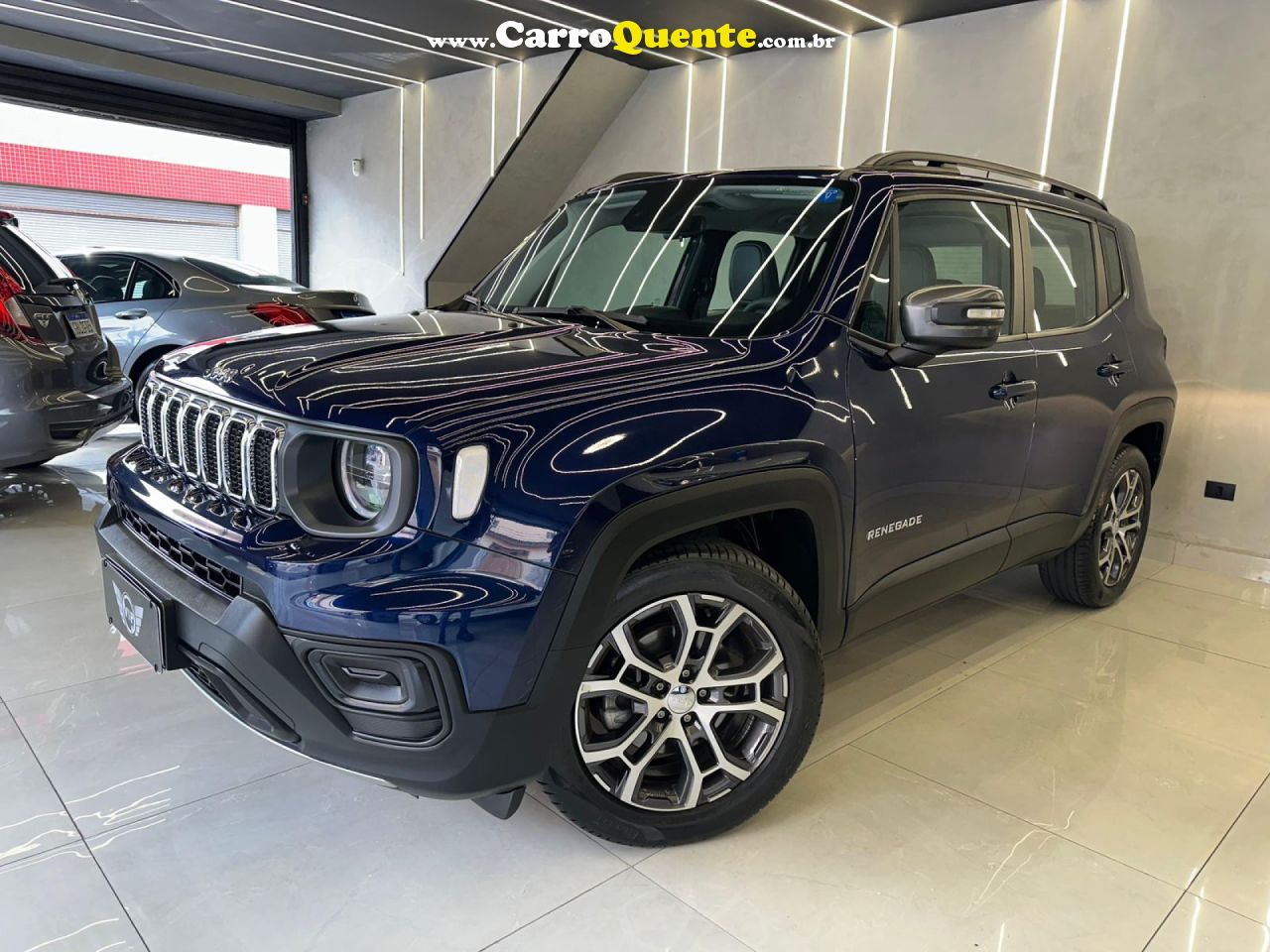 JEEP   RENEGADE LONG. T270 1.3 TB 4X2 FLEX AUT.   AZUL 2024 1.3 FLEX - Loja