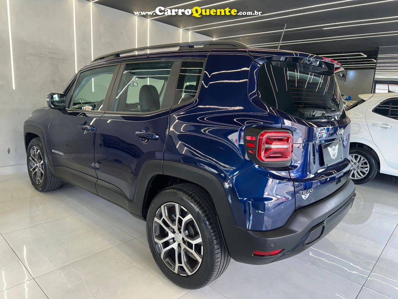 JEEP   RENEGADE LONG. T270 1.3 TB 4X2 FLEX AUT.   AZUL 2024 1.3 FLEX - Loja