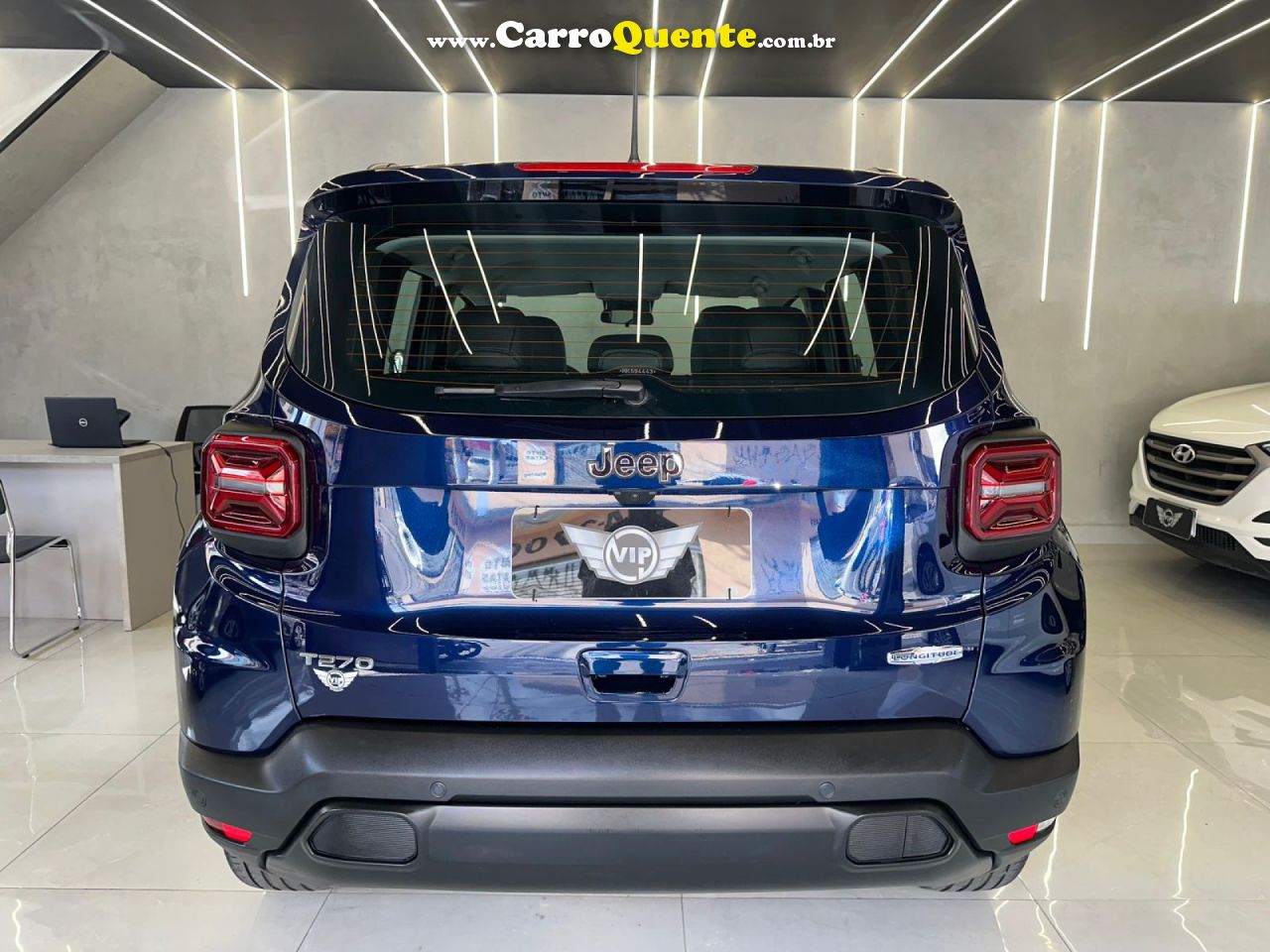JEEP   RENEGADE LONG. T270 1.3 TB 4X2 FLEX AUT.   AZUL 2024 1.3 FLEX - Loja