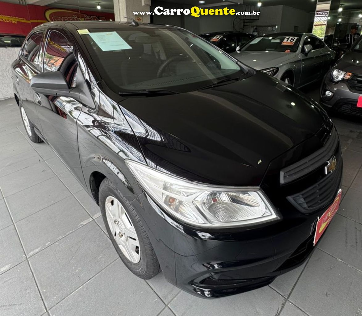CHEVROLET   ONIX HATCH JOY 1.0 8V FLEX 5P MEC.   PRETO 2017 1.0 FLEX - Loja
