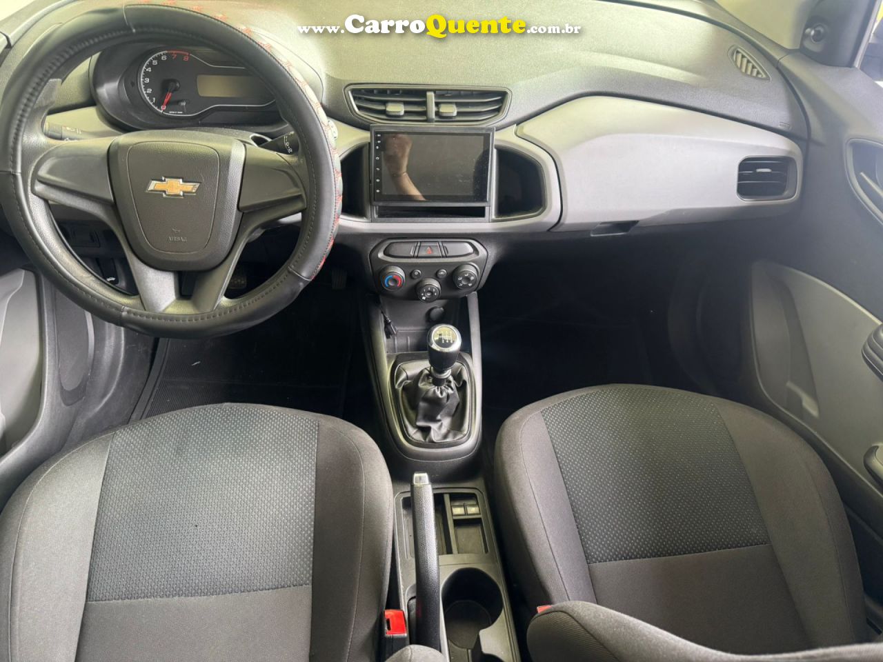 CHEVROLET   ONIX HATCH JOY 1.0 8V FLEX 5P MEC.   PRETO 2017 1.0 FLEX - Loja