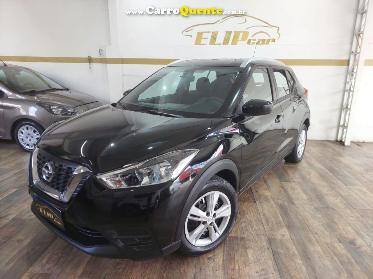 NISSAN   KICKS S 1.6 16V FLEXSTAR 5P MEC.   PRETO 2018 1.6 FLEX - Loja
