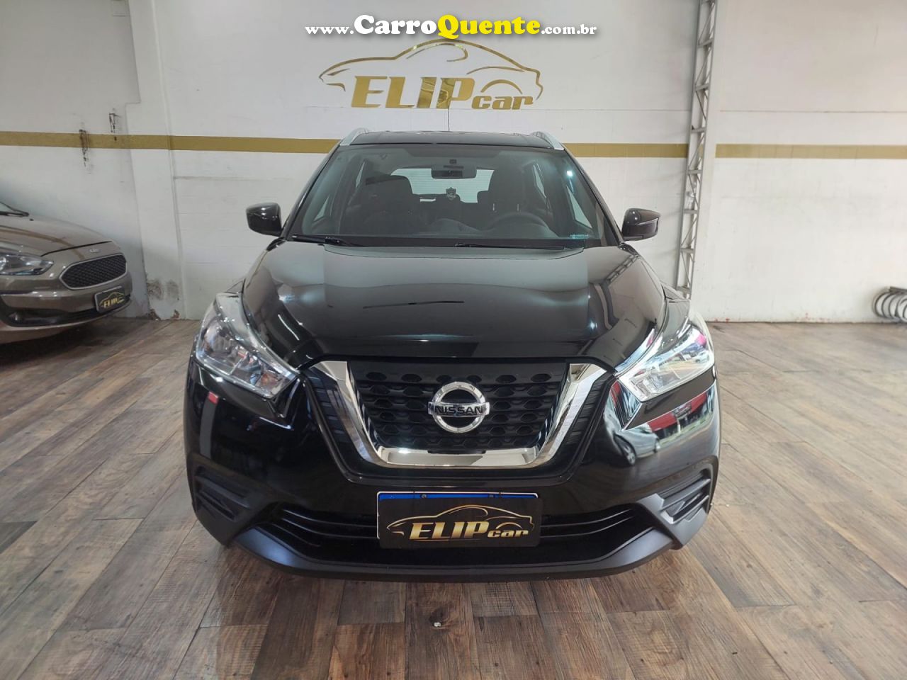 NISSAN   KICKS S 1.6 16V FLEXSTAR 5P MEC.   PRETO 2018 1.6 FLEX - Loja