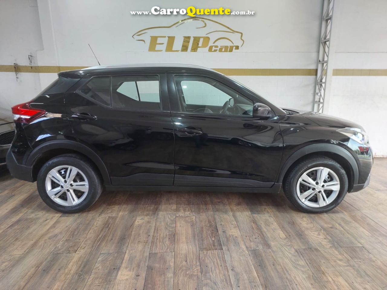 NISSAN   KICKS S 1.6 16V FLEXSTAR 5P MEC.   PRETO 2018 1.6 FLEX - Loja