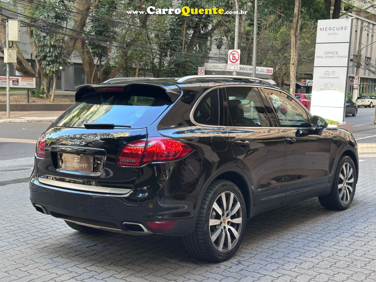 PORSCHE   4.8 S 4X4 V8 32V GASOLINA 4P TIPTRONIC   PRETO 2011 4.8 GASOLINA - Loja