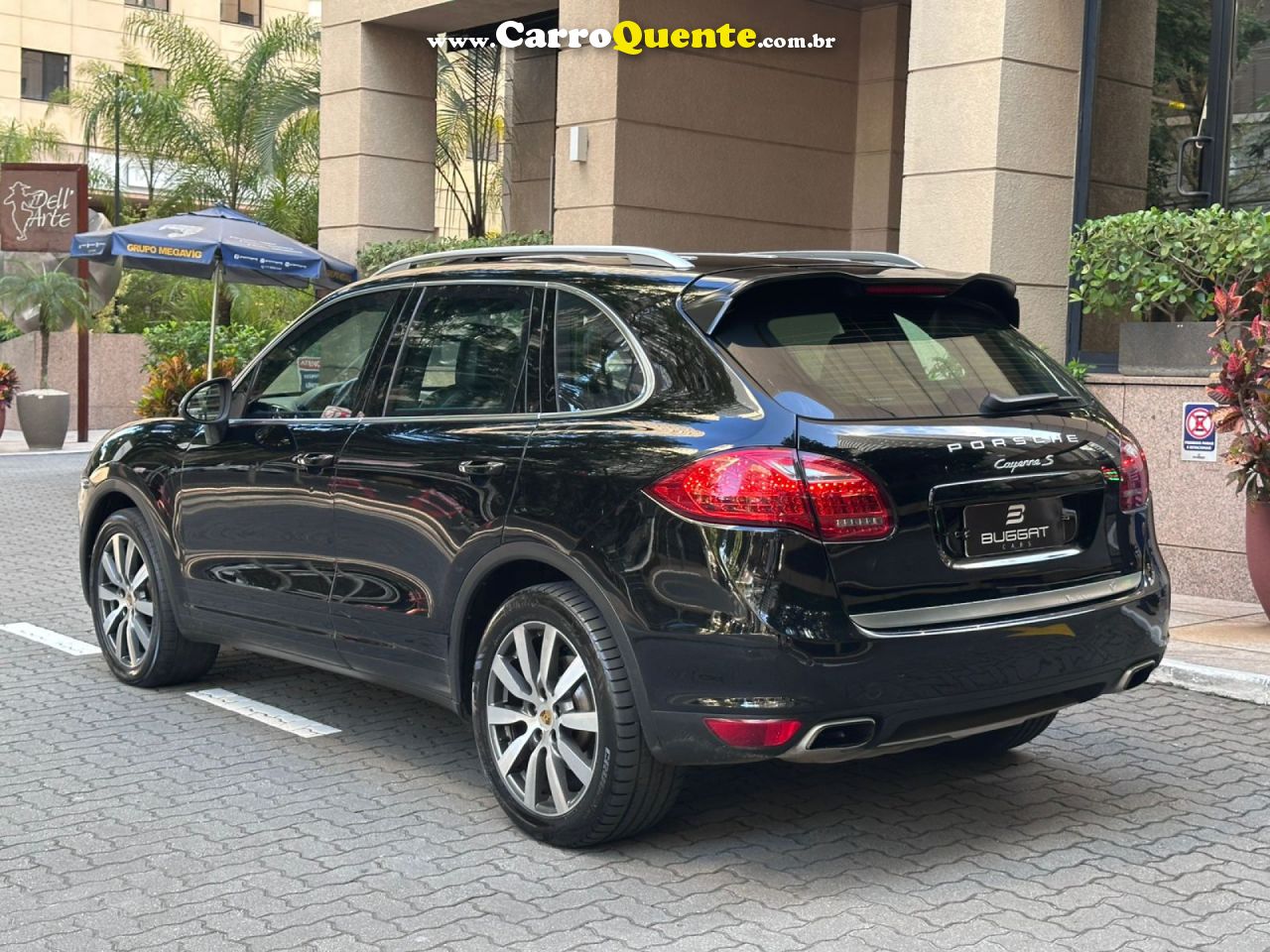 PORSCHE   4.8 S 4X4 V8 32V GASOLINA 4P TIPTRONIC   PRETO 2011 4.8 GASOLINA - Loja