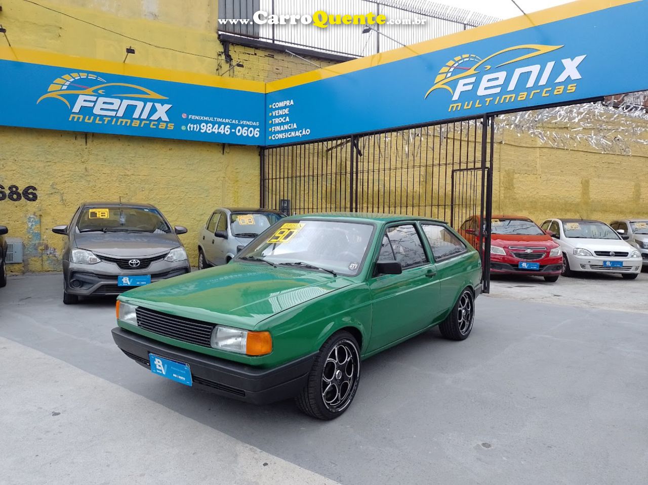 VOLKSWAGEN   GOL GL 1.6 MISTAR 1.6 E 1.8ATLANTA 1.6   VERDE 1990 1.8 GASOLINA - Loja