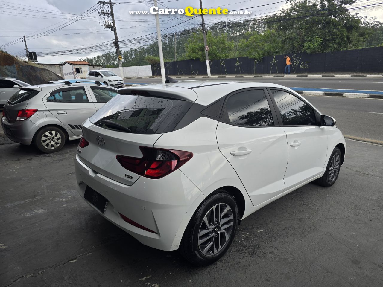 HYUNDAI   HB20 EVOLUTION 1.0 TB FLEX 12V AUT.   BRANCO 2022 1.0 FLEX - Loja