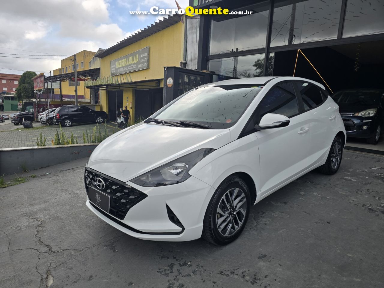 HYUNDAI   HB20 EVOLUTION 1.0 TB FLEX 12V AUT.   BRANCO 2022 1.0 FLEX - Loja