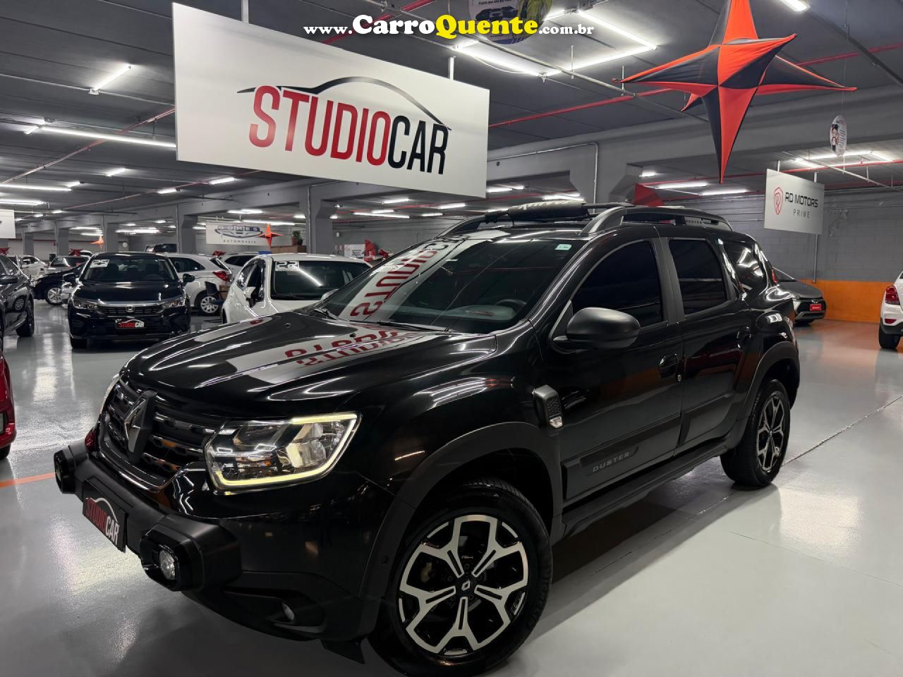 RENAULT   DUSTER ICONIC 1.3 TB 16V FLEX AUT.   PRETO 2024 1.3 FLEX - Loja
