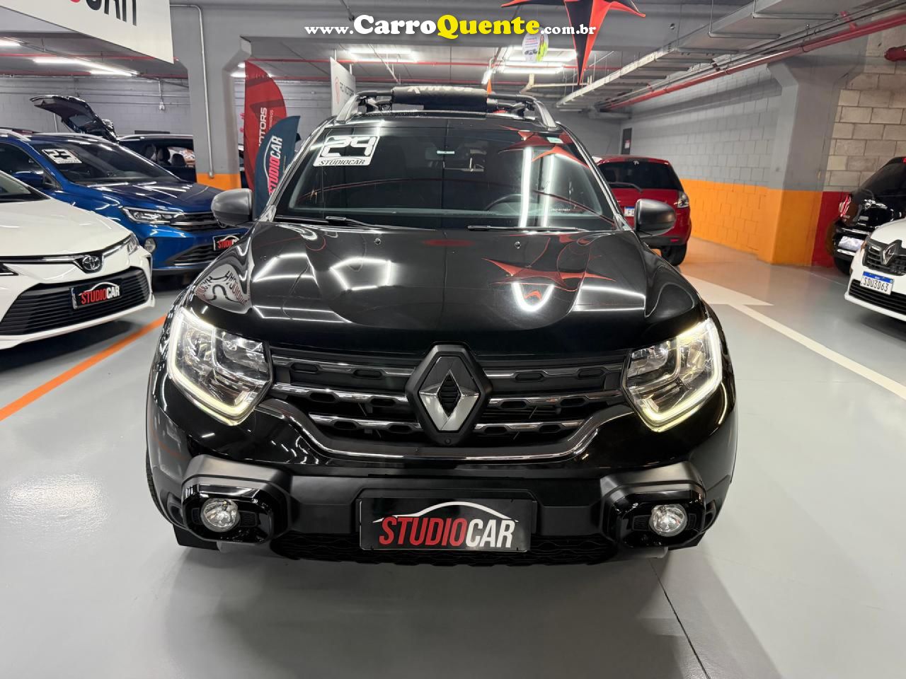 RENAULT   DUSTER ICONIC 1.3 TB 16V FLEX AUT.   PRETO 2024 1.3 FLEX - Loja