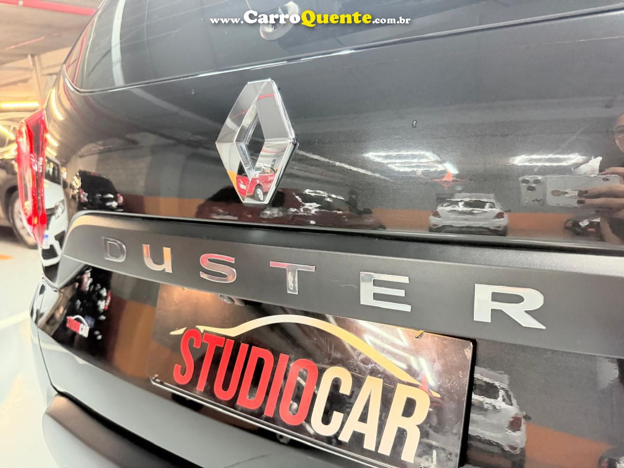 RENAULT   DUSTER ICONIC 1.3 TB 16V FLEX AUT.   PRETO 2024 1.3 FLEX - Loja