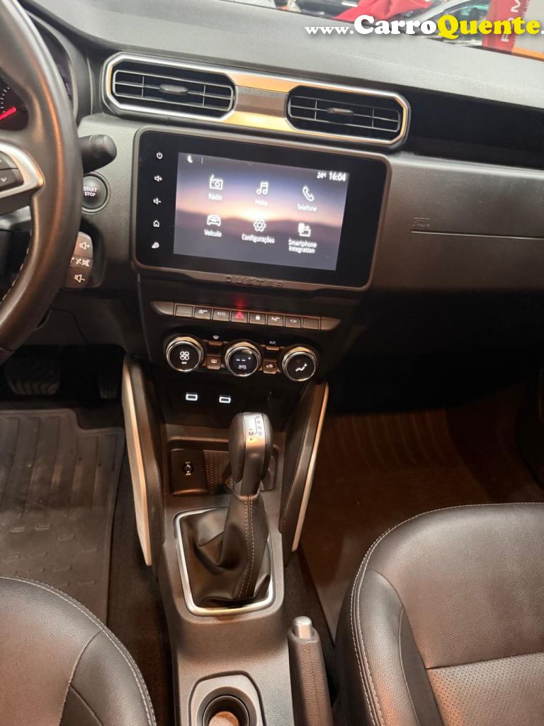 RENAULT   DUSTER ICONIC 1.3 TB 16V FLEX AUT.   PRETO 2024 1.3 FLEX - Loja