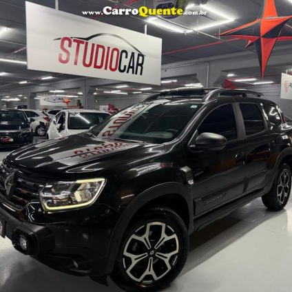 RENAULT   DUSTER ICONIC 1.3 TB 16V FLEX AUT.   PRETO 2024 1.3 FLEX