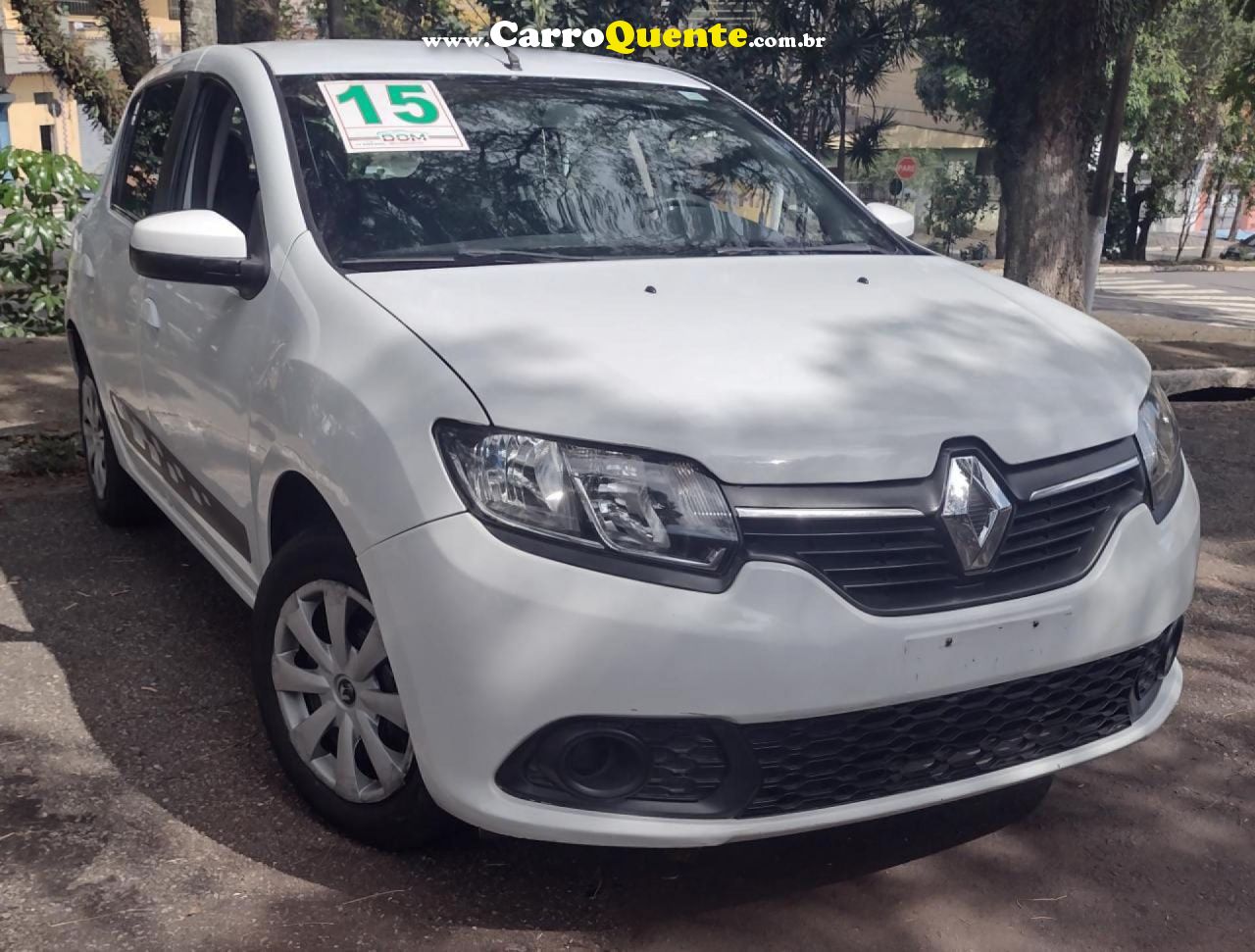 RENAULT   SANDERO EXPRESSION HI-POWER 1.6 8V 5P   BRANCO 2015 1.6 GASOLINA - Loja