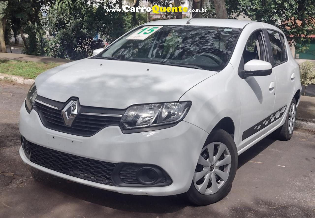 RENAULT   SANDERO EXPRESSION HI-POWER 1.6 8V 5P   BRANCO 2015 1.6 GASOLINA - Loja