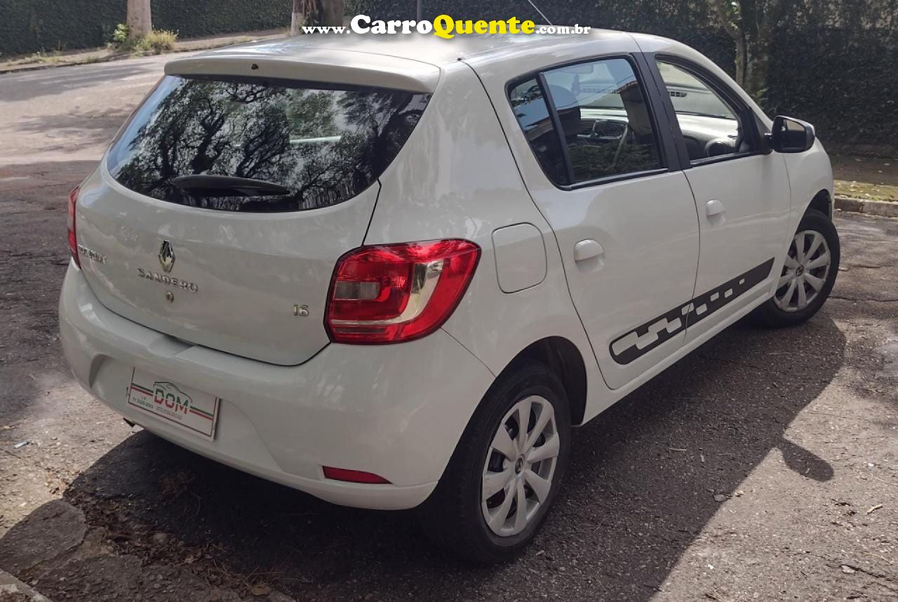 RENAULT   SANDERO EXPRESSION HI-POWER 1.6 8V 5P   BRANCO 2015 1.6 GASOLINA - Loja