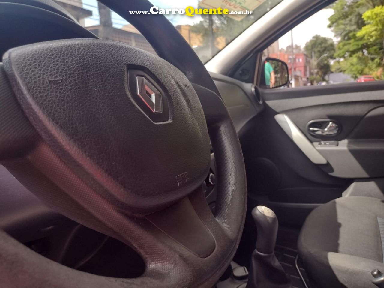 RENAULT   SANDERO EXPRESSION HI-POWER 1.6 8V 5P   BRANCO 2015 1.6 GASOLINA - Loja
