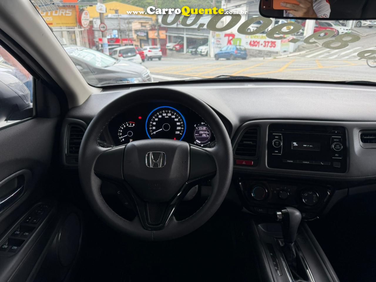 HONDA   HR-V LX 1.8 FLEXONE 16V 5P AUT.   CINZA 2016 1.8 GASOLINA - Loja