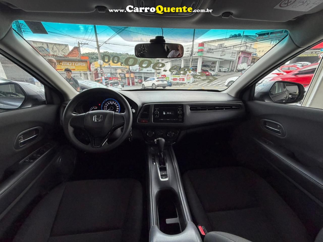 HONDA   HR-V LX 1.8 FLEXONE 16V 5P AUT.   CINZA 2016 1.8 GASOLINA - Loja