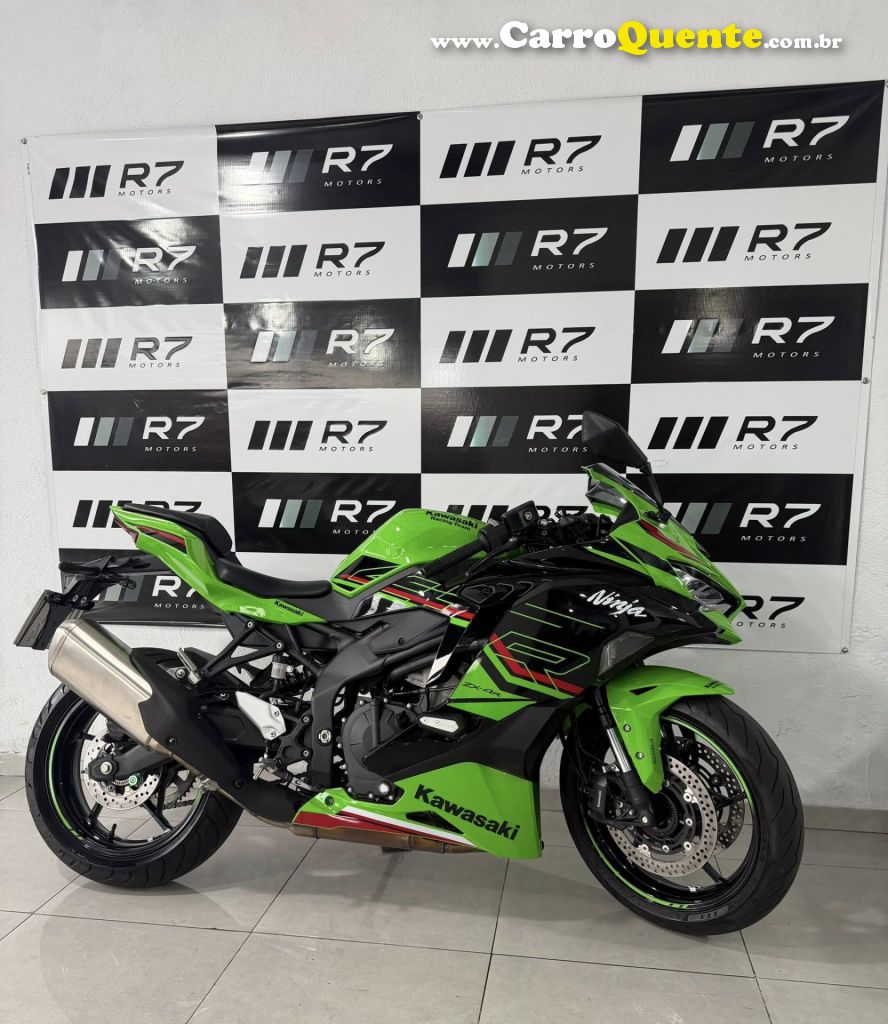 KAWASAKI   ZX-4R   VERDE 2024 400 GASOLINA - Loja