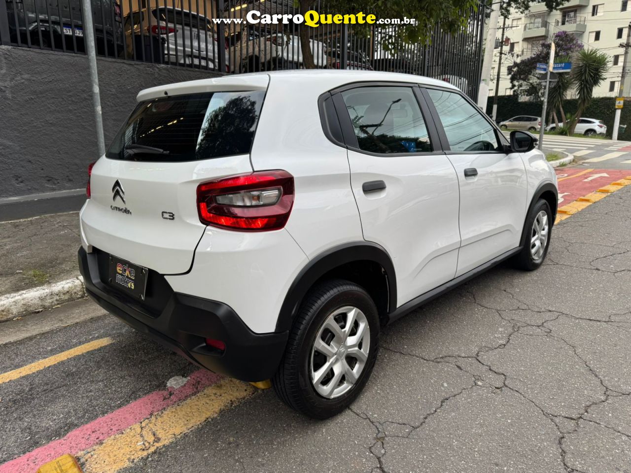 CITROËN   C3 LIVE PK FLEX    BRANCO 2024 1.0 FLEX - Loja
