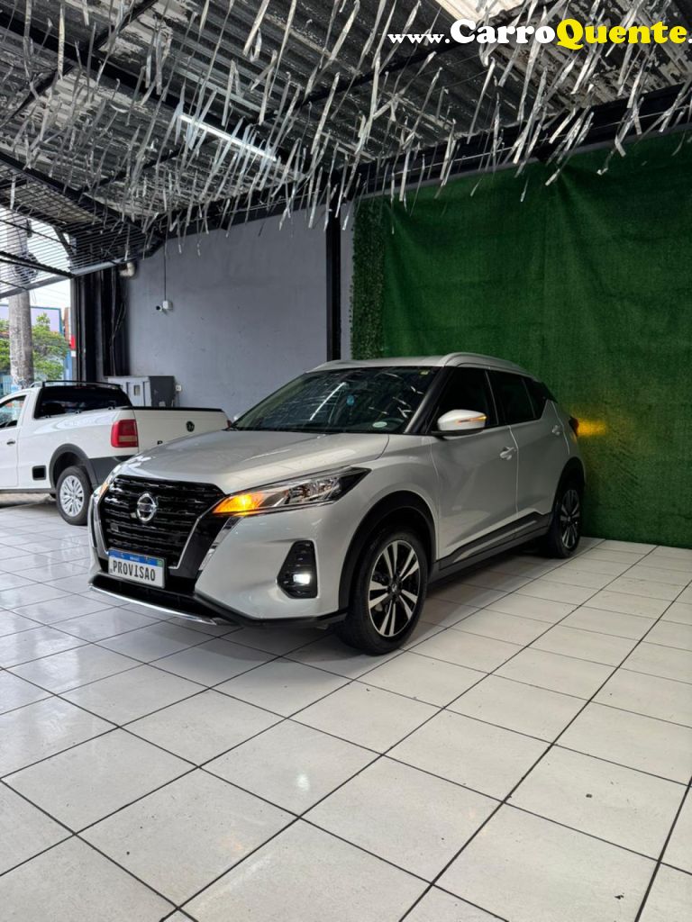 NISSAN   KICKS ADVANCE 1.6 16V FLEX AUT.   PRATA 2022 1.6 FLEX - Loja