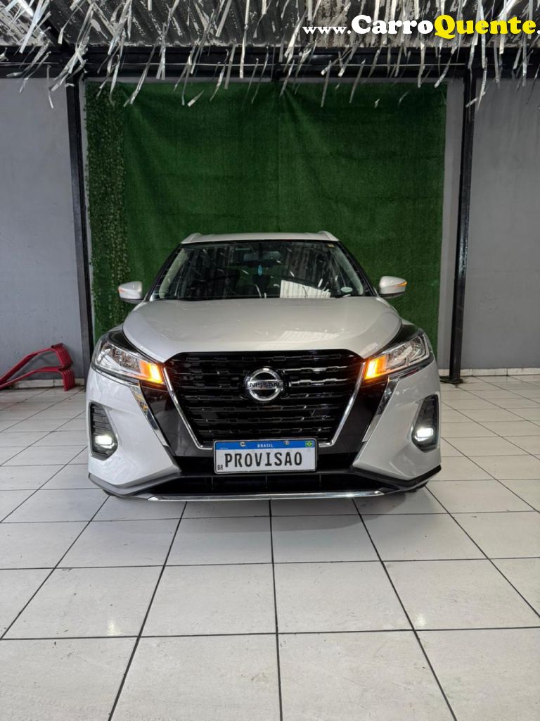NISSAN   KICKS ADVANCE 1.6 16V FLEX AUT.   PRATA 2022 1.6 FLEX - Loja