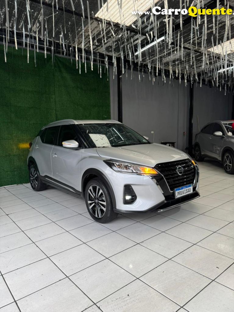 NISSAN   KICKS ADVANCE 1.6 16V FLEX AUT.   PRATA 2022 1.6 FLEX - Loja