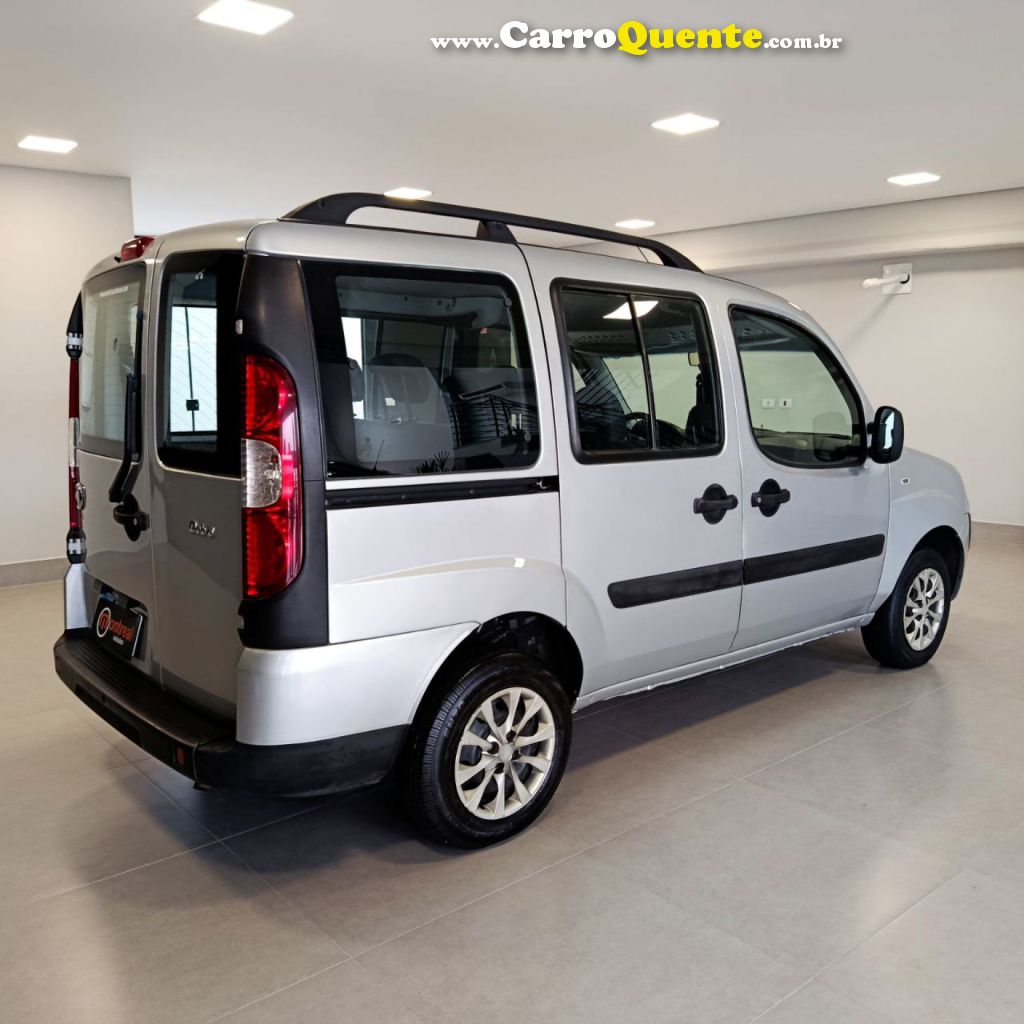 FIAT   DOBLO ESSENCE 1.8 FLEX 16V 5P   PRATA 2014 1.8 FLEX - Loja