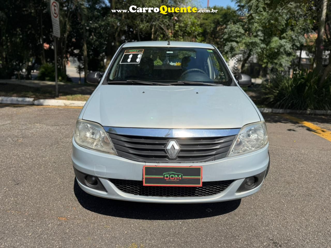 RENAULT   LOGAN EXPRESSION HI-FLEX 1.6 8V 4P   PRATA 2011 1.6 GASOLINA - Loja