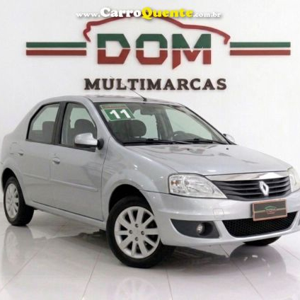 RENAULT   LOGAN EXPRESSION HI-FLEX 1.6 8V 4P   PRATA 2011 1.6 GASOLINA