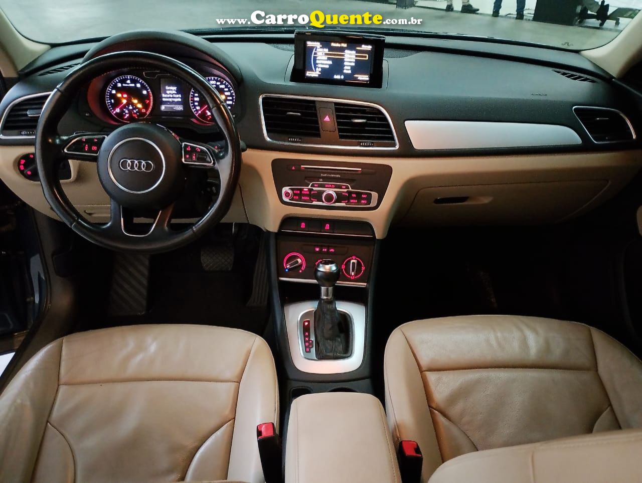 AUDI   Q3 1.4 TFSITFSI FLEX S-TRONIC 5P   AZUL 2017 1.4 FLEX - Loja