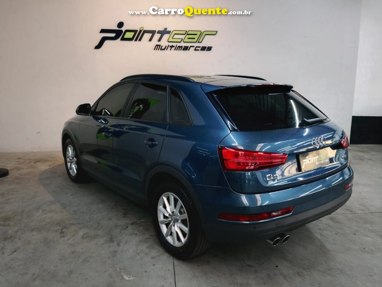 AUDI   Q3 1.4 TFSITFSI FLEX S-TRONIC 5P   AZUL 2017 1.4 FLEX - Loja