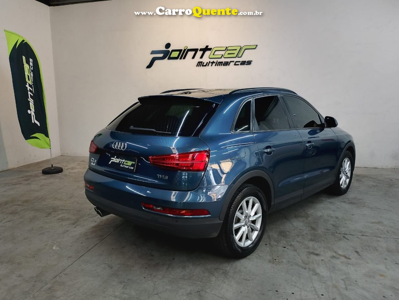 AUDI   Q3 1.4 TFSITFSI FLEX S-TRONIC 5P   AZUL 2017 1.4 FLEX - Loja