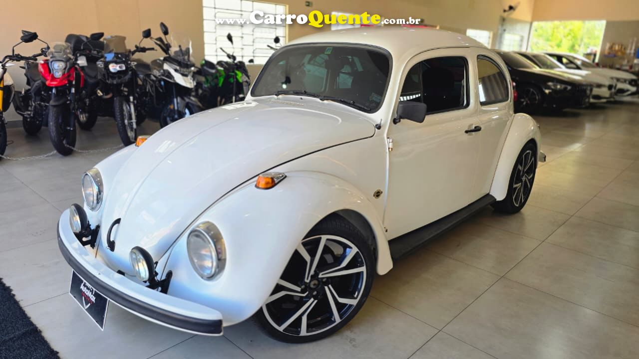 VOLKSWAGEN   FUSCA 1600 BRANCO SÉRIE OURO   BRANCO 1996 1600 GASOLINA - Loja
