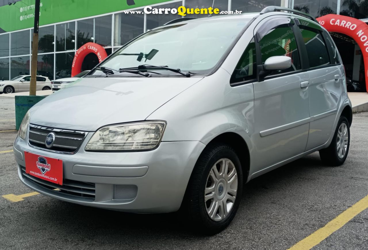 FIAT   IDEA ELX 1.4 MPI FIRE FLEX 8V 5P   PRATA 2007 1.4 FLEX - Loja