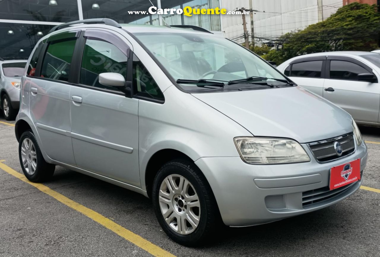 FIAT   IDEA ELX 1.4 MPI FIRE FLEX 8V 5P   PRATA 2007 1.4 FLEX - Loja