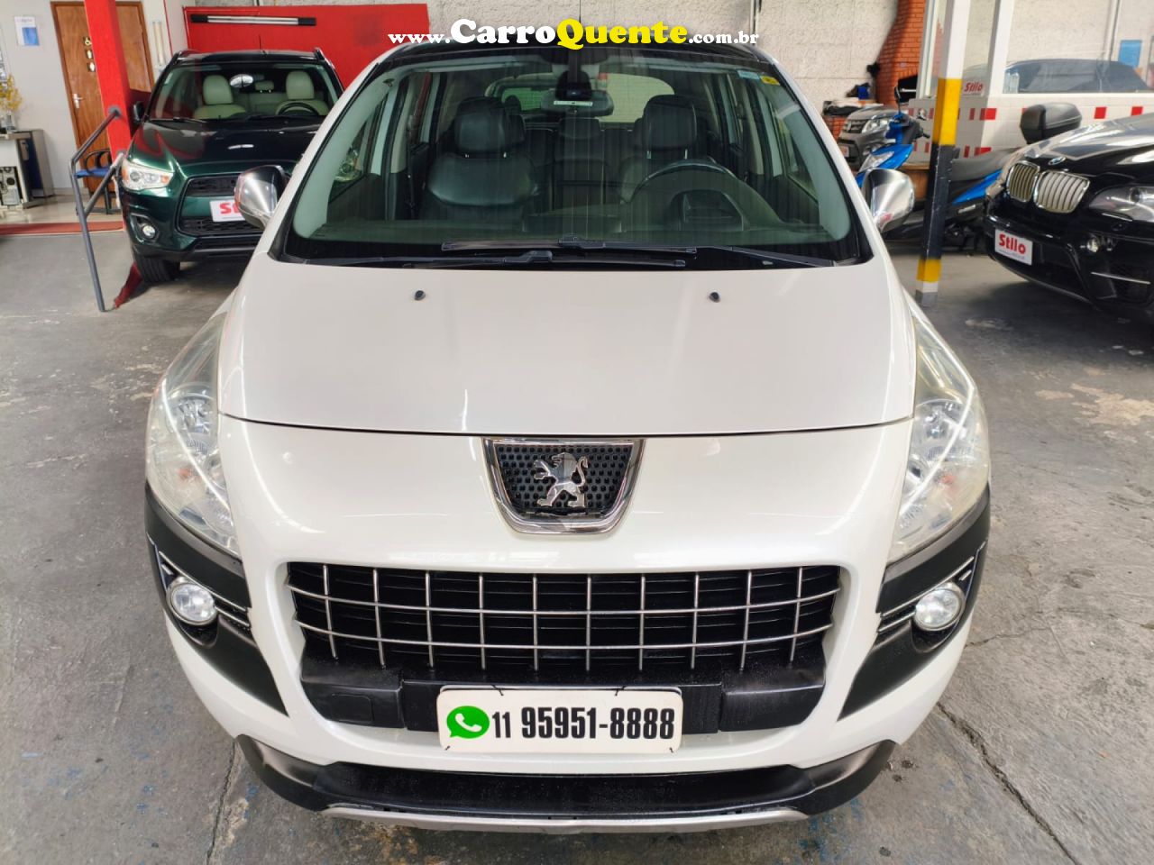 PEUGEOT   3008 GRIFFE 1.6 TURBO 16V 5P AUT.   BRANCO 2014 1.6 GASOLINA - Loja