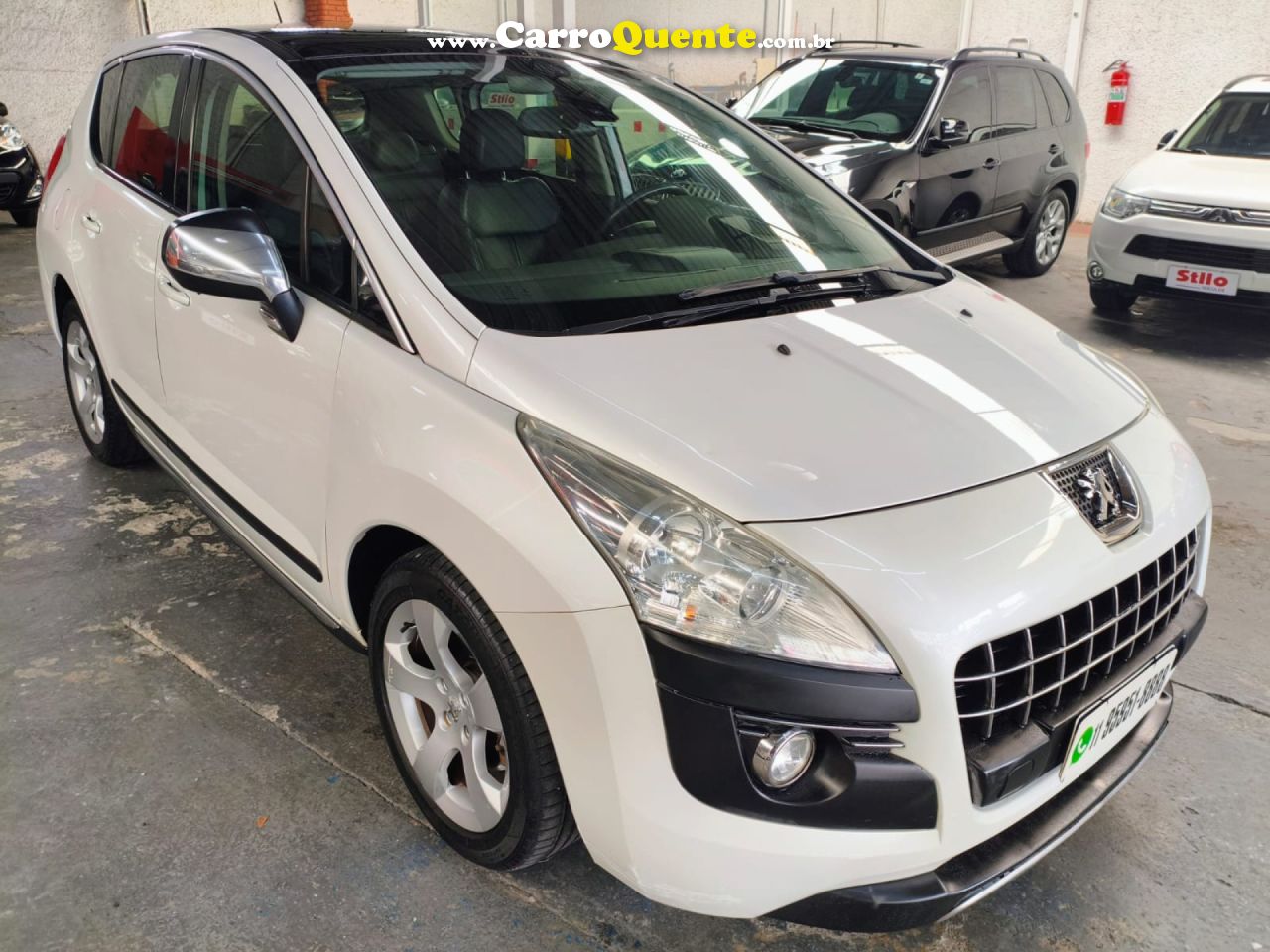 PEUGEOT   3008 GRIFFE 1.6 TURBO 16V 5P AUT.   BRANCO 2014 1.6 GASOLINA - Loja