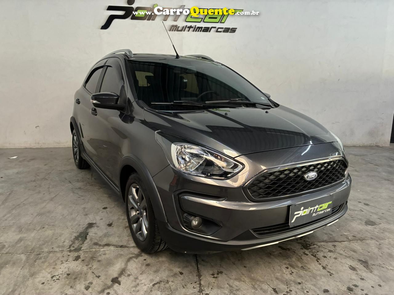 FORD   KA 1.5 FREESTYLE 12V FLEX 5P AUT.   CINZA 2020 00 FLEX - Loja