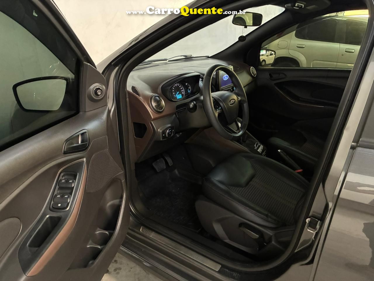 FORD   KA 1.5 FREESTYLE 12V FLEX 5P AUT.   CINZA 2020 00 FLEX - Loja